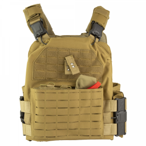 NcSTAR Laser Cut 2XL Quick Release Plate Carrier - Tan