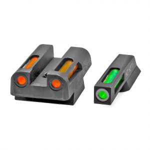 Hi Viz Litewave H3 Tritium / Litepipe Night Sight Set for CZ 75, 85, P-01 - Green White Orange