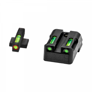Hi Viz LiteWave H3 Tritium / Litepipe Night Sight Set for Kimber 1911s - Green Orange Green