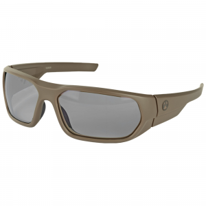 Magpul Radius Polarized Shooting Glasses - FDE w/ Gray / Silver Lens