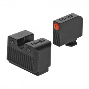Truglo Tritium Pro Suppressor Height Night Sights For Glock MOS In 9mm / 40S&W - Orange