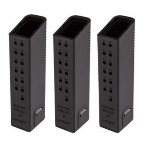 3 Pack - KRISS Vector Gen 2 .45 ACP +17 Round Magazine Extension Kit (BLK) for Glock Magazines