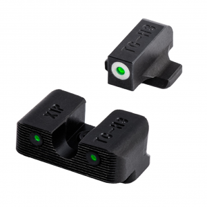 Truglo Tritium Pro Sights for Smith & Wesson M&P Pistols - Green Tritium with White Ring
