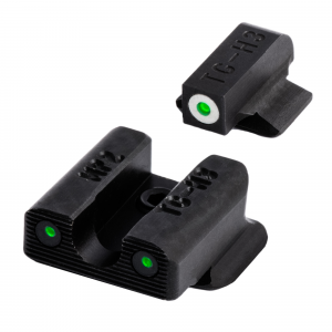 Truglo Tritium Pro Sights for Smith & Wesson Bodyguard Pistols - Green Tritium with White Ring