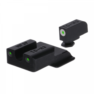 Truglo Tritium Pro Sights for Smith & Wesson EZ .380 ACP Pistols - Green Tritium with White Ring