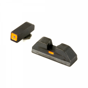 Ameriglo Combative Application Pistol Sights for Glock Pistols in 9mm, .40 S&W, .357 Sig Orange