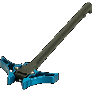 Timber Creek Outdoors AR-10 Enforcer Ambidextrous Charging Handle - Blue Anodized