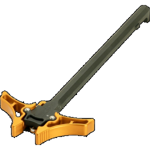 Timber Creek Outdoors AR-10 Enforcer Ambidextrous Charging Handle - Orange Anodized