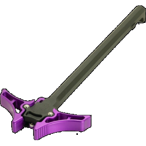 Timber Creek Outdoors AR-10 Enforcer Ambidextrous Charging Handle - Purple Anodized