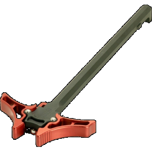 Timber Creek Outdoors AR-10 Enforcer Ambidextrous Charging Handle - Red Anodized