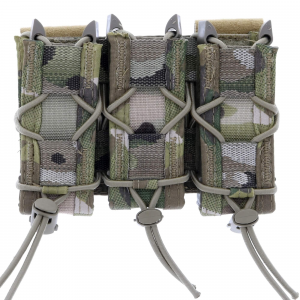 HSGI Triple Pistol TACO Belt Mounted Magazine Pouch - MULTICAM