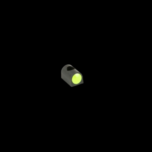 XS Sight Systems Standard Dot Tritium Front Sight for Vent Ribbed Shotguns - Green