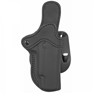 1791 Optics-Ready Right-Handed Leather Paddle Size 1 Holster Leather - Stealth Black