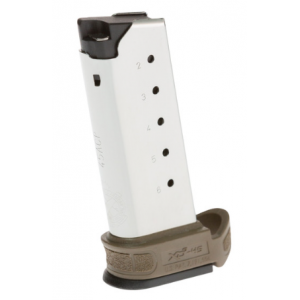 Springfield Armory XD-S Mod.2 .45 ACP 6-Round Magazine with FDE Mod.2 X-Tension Sleeve