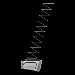 Tyrant Designs +2 Magazine Extension for Glock 43 Pistols - GRY