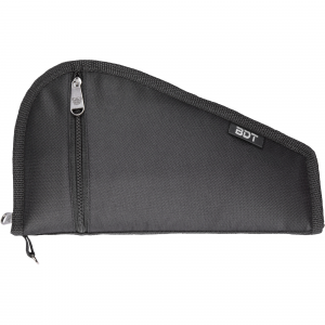 Bulldog Cases Deluxe Pistol Case With Pocket And Sleeve 9"x6" - Black