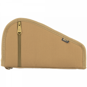 Bulldog Cases Deluxe Pistol Case With Pocket And Sleeve 12"x6" - Tan