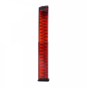 ETS 9mm 40-Round Extended Magazine for Glock 18 Pistols - Red