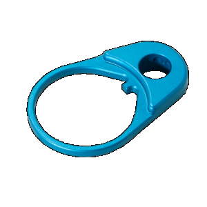 Timber Creek Outdoors Quick Disconnect End Plate - Blue Anodized