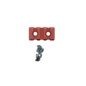 Timber Creek Outdoors M-LOK 3 Slot Picatinny Rail - Red Anodized