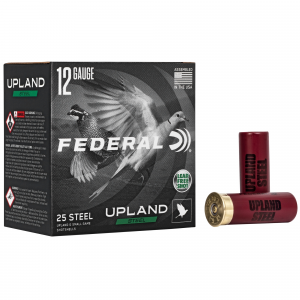 Federal Upland Steel 12 Gauge Ammo 2.75inch #6 1oz 25-Round Box