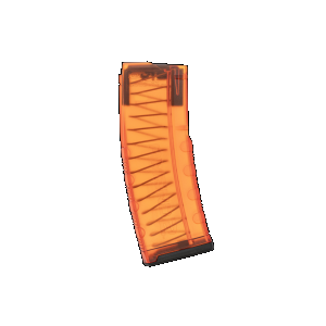 Amend2 AR-15 .223 / 5.56 30-Round MOD-C Translucent Magazine - Translucent Hunter Orange
