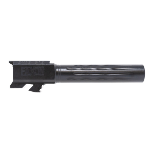 Faxon Firearms Match Series Flame Fluted Barrel for Glock 19 Gen 1-5 Pistols -Black