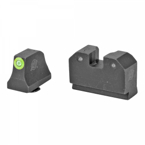 XS Sight Systems R3D Suppressor Height Tritium Night Sights for Glock 17, 19, 22, 23 Pistols - Green
