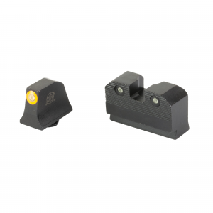 XS Sight Systems R3D 2.0 Suppressor Height Tritium Night Sights for Glock 17, 19, 22, 23 Pistols - Orange