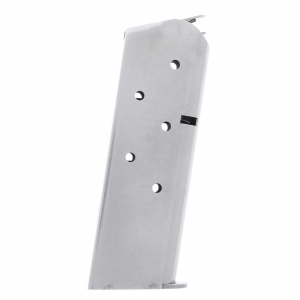 Metalform 1911 Officer .45 ACP Stainless Steel 6-Round Magazine w/ Welded Base Plate / Flat Follower