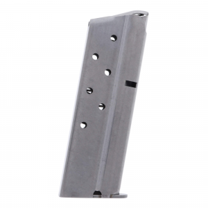 Metalform Officer 1911 10mm Stainless Steel 7-Round Magazine w/ Welded Base Plate / Round Follower