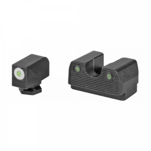 Rival Arms 3 Dot Tritium Night Sights for Glock 17 / 19 Pistols - GRN/WHT