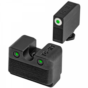 Truglo Tritium Pro Suppressor Height Night Sights For Glock MOS In 9mm / 40S&W - White