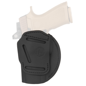 1791 4 Way IWB/OWB Right-Handed Leather Holster Size 6 - Stealth Black