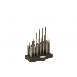 Grace USA Steel Punch Set w/ Bench Block