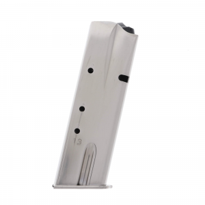 Mec-Gar Browning Hi-Power 9mm 13-Round Nickel Magazine