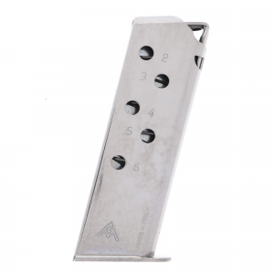 Mec-Gar Walther PPK .380 ACP 6-Round Nickel Magazine