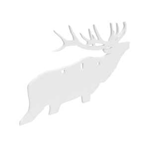 Birchwood Casey AR500 3/8" 3-Hole Elk Silhouette Steel Target
