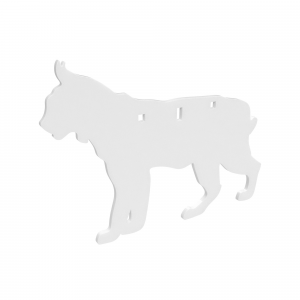 Birchwood Casey AR500 3/8" 3-Hole Bobcat Silhouette Steel Target