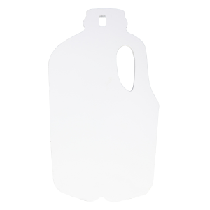Birchwood Casey AR500 3/8" 1-Hole Milk Jug Silhouette Steel Target