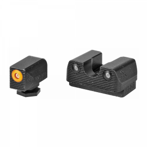 Rival Arms 3 Dot Tritium Night Sights for Glock 17 / 19 Pistols - GRN/ORG