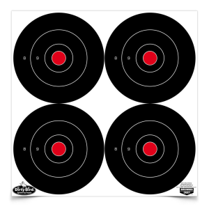 Birchwood Casey 6" Dirty Bird Bullseye Target 12-Pack