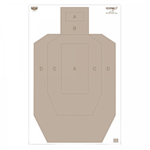 Birchwood Casey 23x35" Eze-Scorer IPSC Practice Paper Target 100-Pack