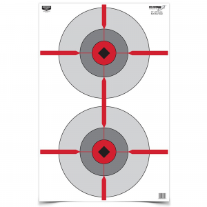 Birchwood Casey 23x35" Eze-Scorer Double Bull's-Eye Target 100-Pack