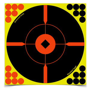 Birchwood Casey 8" Shoot-N-C Crosshair Bullseye Target 50-Pack