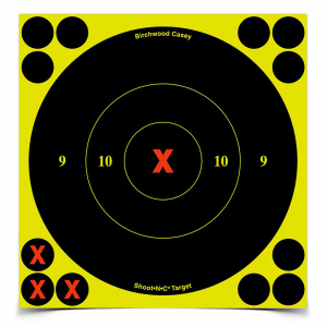 Birchwood Casey 6" Shoot-N-C X-Bullseye Target 60-Pack