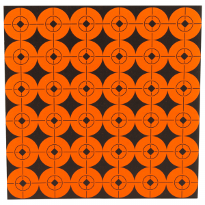 Birchwood Casey 1" Target Spots Target 10-Pack - Orange