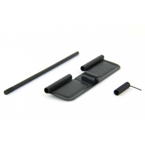 TacFire USA Made AR-15 Dust Cover Assembly w/ Knurled Rod