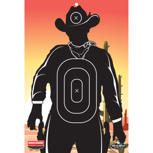 Birchwood Casey 12x18" Dirty Bird Gunslinger Skyline Target 6-Pack