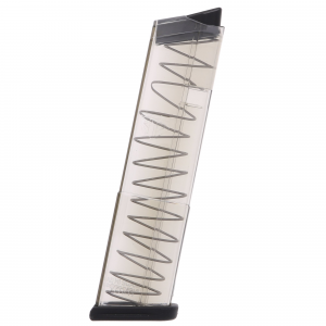 ETS 9mm 12-Round Extended Magazine for Glock 43 Pistols - Clear